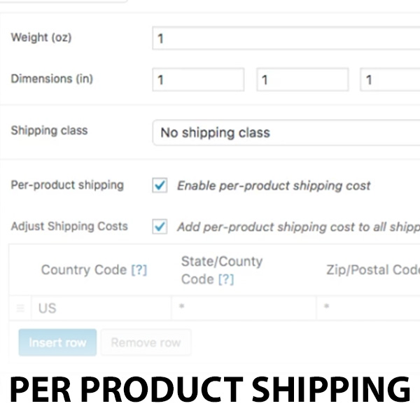 Per Product Shipping