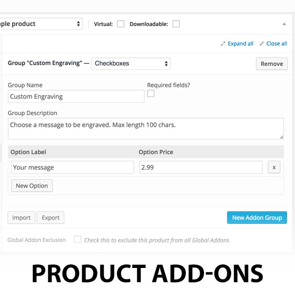 Product Add-Ons