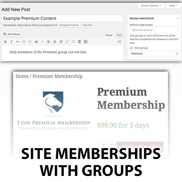Site Memberships with Groups
