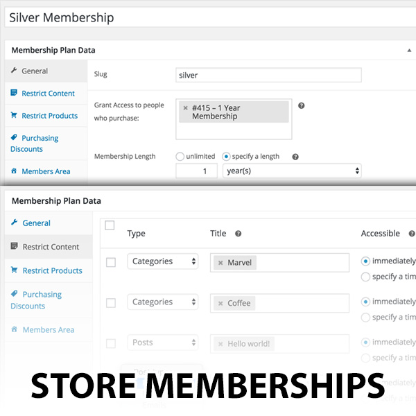 Store Memberships