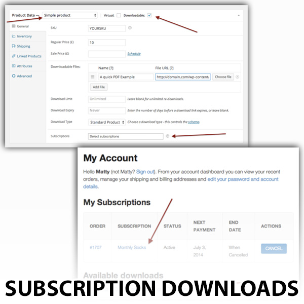 Subscription Downloads